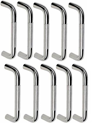 ATLANTIC Stainless Steel | Round D | Dwawer | Cabinet Handles | 6 Inch Pack of 10 Pcs Steel Cabinet/Drawer Handle