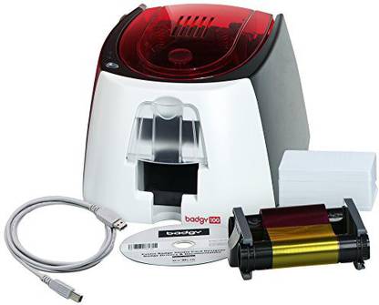 evolis Badgy100 Color Plastic Card Printer
