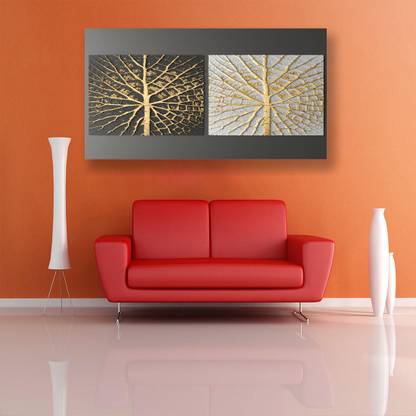 3D Sheet Wall Panel Model Design Painting Wall Poster For Living Room Modern Home Decoration Without Frame (48 INCH X24 INCH) Paper Print