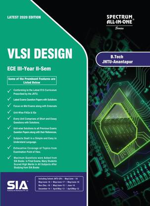 VLSI Design, B.Tech III-Year II-Sem (ECE) R15, JNTU-ANANTAPUR, Latest 2020 Edition