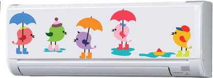 SUDARSHAN STICKER 22 cm Air Conditioner Sticker - Decorative AC - Air conditioner - Sticker (87 cm x 22 cm) Self Adhesive Sticker