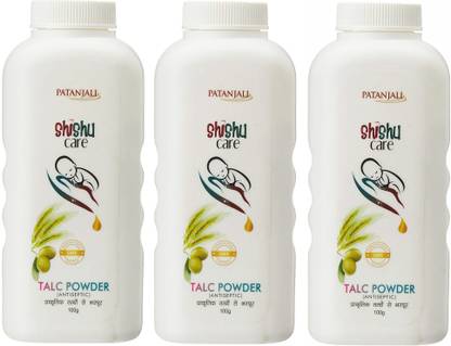 Shishu Talc Powder Antiseptic 100g (Pack of 3)