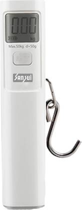 Sansui Battery-Free Portable Luggage Weighing Scale (50Kg, White) Weighing Scale