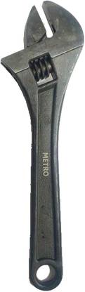 METRO Adjustable Wrench 8" Adjustable Wrench 8" Single Sided Open End Wrench
