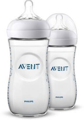 Philips Avent NATURAL 2.0 BOTTLE 330ml Pack of 2 - 660 ml (clear, white) - 330 ml