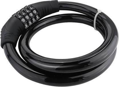 M MOD CON best Bicycle 4 Letter Number Lock - Combination Coiled Steel Cable Cycling Lock Cycle Lock