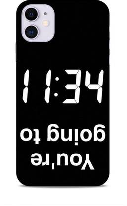 Trinetra Back Cover for Apple iPhone 11 (Quotation / Quote / Black )