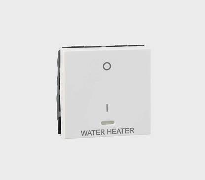 Legrand Legrand 572049 2-way double pole switch with indicator & water heater reading 20 AX - 230 V for Home,Kitchen & Office (White,Pack of 1) 20 A Two Way Electrical Switch