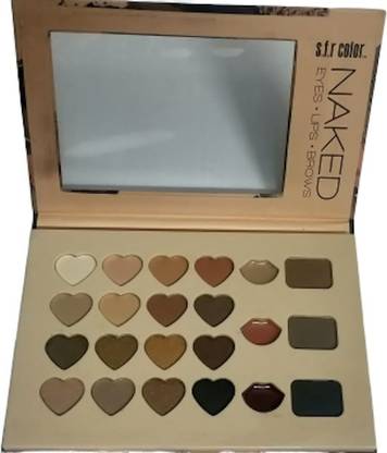 s.f.r color Naked Eyes Lips Brows shadow Palette (eyeshadow + lipstick + eyebrows shade) 100 g