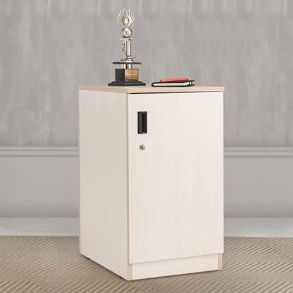 Durian Pinnacle White Engineered Wood Vertical Filing Cabinet