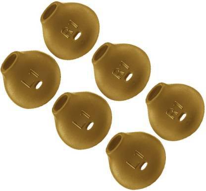 YTM 6 pcs golden colour level u earbuds cover gold 3 pair In The Ear Headphone Cushion