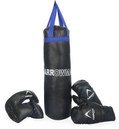 ArrowMax JUNIOR BOXING KIT BLACK FOR AGE GROUP 8-18 YEARS Boxing Kit