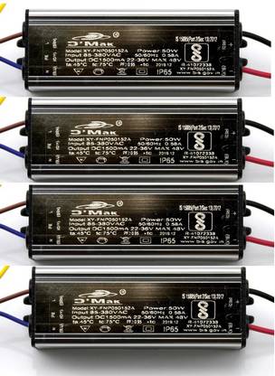 D'Mak 50w 1500mA Driver - 4 LED Driver