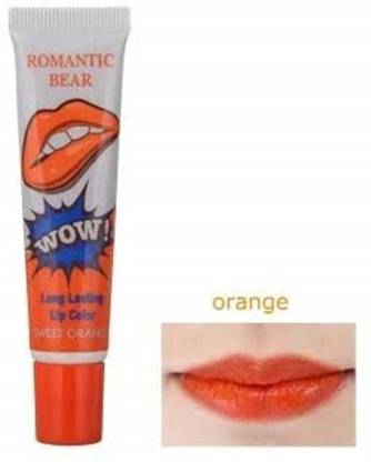Romantic Bear Wow Peel Off Long Lasting Lip Gloss (Sweet Orange)
