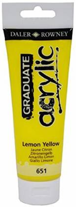 DALER ROWNEY GRADUATE DR-651 LEMON YELLOW ALIC COLOR TUBE