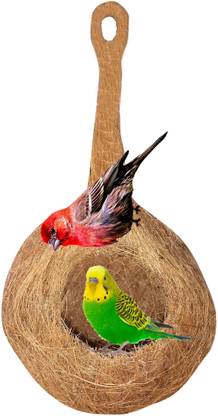 Sky Hand Made Pure Natural Coir Bird BalconyI ndoor Outdoor Hanging Nest Tree nest Bird House