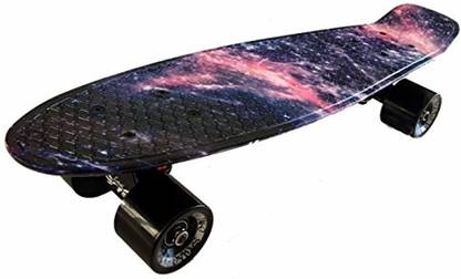 LMAI Cruiser Skateboard Graphic Galaxy Dream Starry 6 inch x 22 inch Skateboard