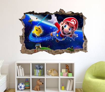 HAPPYSTICKY 70 cm Super Mario 3d Removable Sticker