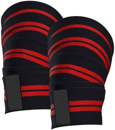 SINHA ENTERPRISE WEIGHT LIFTING KNEE WRAP- 1 PAIR Knee Support