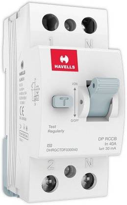 HAVELLS RCCB 40A MCBFBTAR5EZ7GWFU MCB