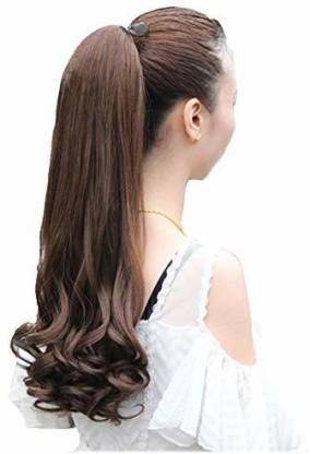 Blushia Natural Looks Wrap Around Brown Ribbon Hair Extension