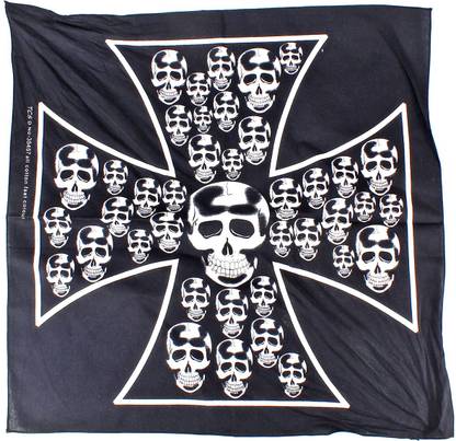 Selva Front bandanas for women bandanas for men bandanas for men bike bandanas for men skull Bandanna Mask Face Neck Cover hanky mask ["Black"] Handkerchief