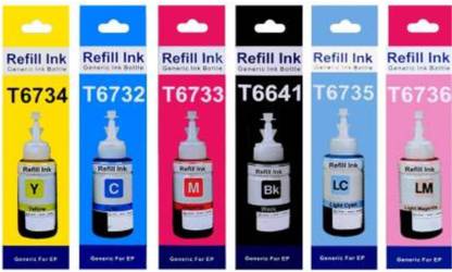 verena Jet series Black + Tri Color Combo Pack Ink Bottle