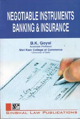 Negotiable Instruments Banking & Insurance