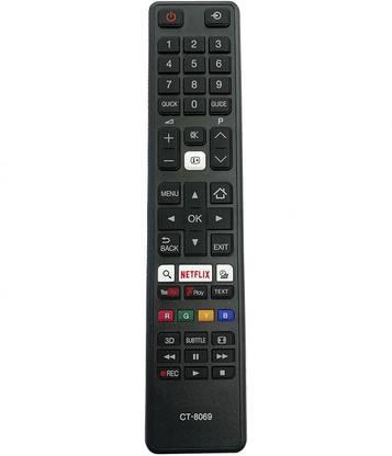 KoldFire Toshiba Smart LED LCD TV Remote Controller With Netflix Hotkey Toshiba Tv Remote Controller