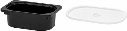 IKEA Plastic Storage Box With Lid Storage Basket