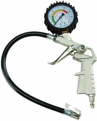 tools master Analog Tire Pressure Gauge Analog Tire Pressure Gauge High Quality Car, Bike, Truck Dial Tire Air Pressure Gauge Tester Tool And Air Inflating (170 PSI, 100 kPa, 1 Bar)