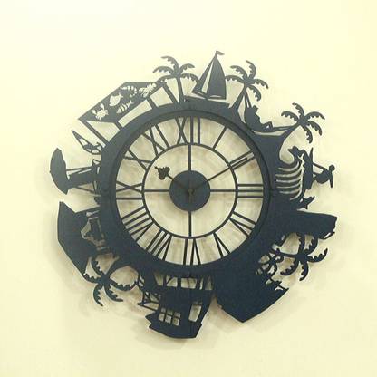 Fufuh Analog 51 cm X 51 cm Wall Clock