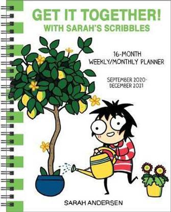 Sarah's Scribbles 16-Month 2020-2021 Weekly/Monthly Planner Calendar