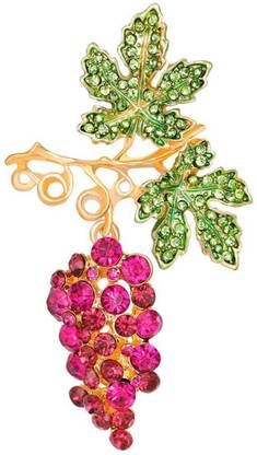 More for Less Grape Fruit Brooch Pin Brooch