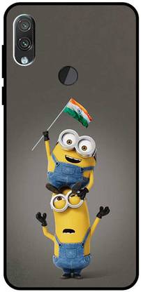 MyBestow Back Cover for Redmi Note 7 ( Minion, Cartoons, India, Indian Flag )