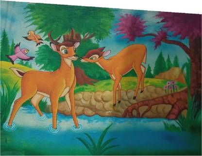 Deer Poster Fine Art Print - Animals posters in India - Buy art, film