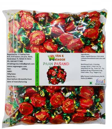 Veg E Wagon Paan Pasand 1000 Gm In Packet Paan Pasand Candy