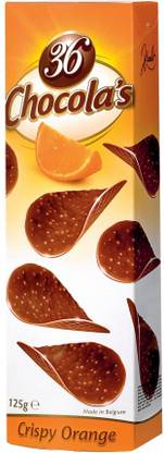 Hamlet BOX 36 CHOCOLA'S ORANGE 125 G FINE MILK CHOCOLATE CURLS Brittles