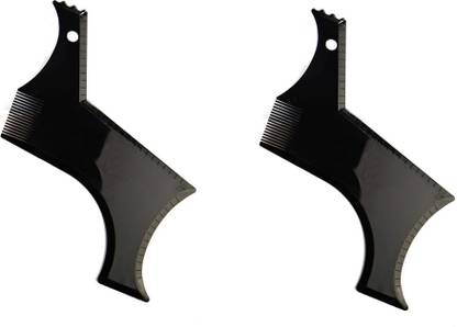 MORGES Set Of 2 Beard Comb Shaper For Boys Use For Beard Styling , Pack Of 1