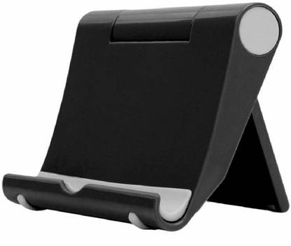 V_GADGETS Flexi Desk/Office/Study/Table Mobile Holder Stand 180 Degrees Rotation Silicon Padding (Multicolour) Mobile Holder