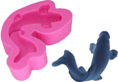 HE Retail Supplies Silicone Fondant & Gum paste Mould Fish aquarium decor betta mold