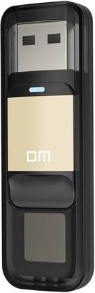 DM PD061 USB3.0 Fingerprint Pendrive U Flash Drive Encrypted High tech Pen Drive Security Memory Flash Disk Stick High-speed Recognition 32 GB Pen Drive Compatible with Desktop Computer, Laptop, Tablet USB 3.0 Metal Case