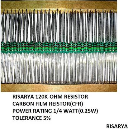 RISARYA 120K RESISTOR Fixed Resistor