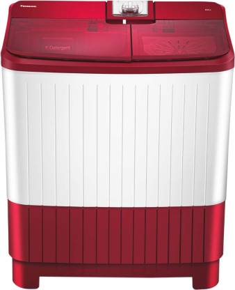 Panasonic 8 kg Semi Automatic Top Load Washing Machine Red, White