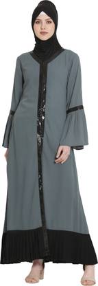 Momin Libas Polyester Solid Abaya