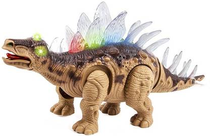 Onyx Moving Dinosaur Toy with Flashing Lights and Realistic Dinosaur Sound