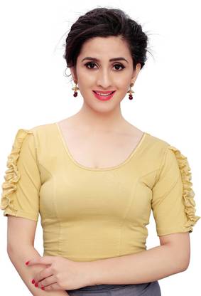 Women Round Neck Half Sleeve Blouse