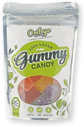 ORILEYS CANDY TRADITIONAL CRAFTED CONFECTIONS Orileys Vegan Jujubes Gummy Candy - 100 grams - Assorted Fruit Flavour Assorted Fruit Candy