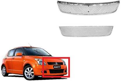 Car generation CG05 - Front Chrome Grill For Maruti Suzuki Swift Front Chrome Car Grill Cover