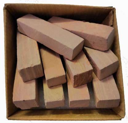 udisai PURE & EARTHY RED SLATE PENCIL BIG SIZED BLOCKS/BARS SLATE PENCIL BIG BLOCKS/BARS NATURAL SLATE (SHALE) STONE